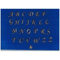 SKLEJKA #3mm Litera K, literki na zamówienie    cz;Monotype    wys: 10 cm  , CENA 1szt
